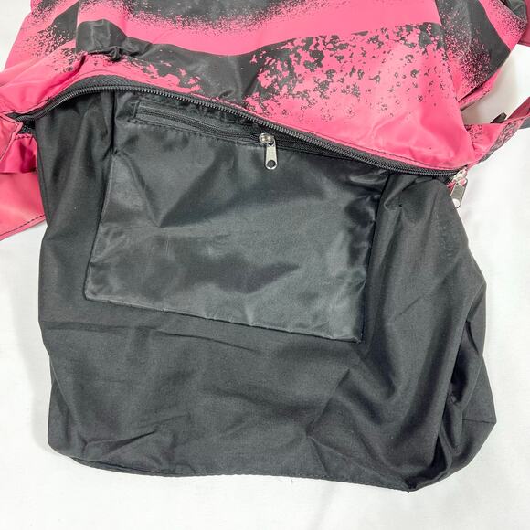 Vans Crossbody Messenger Bag Single Shoulder Strap Pink Black Zipper New w/ Tags - Picture 6 of 8